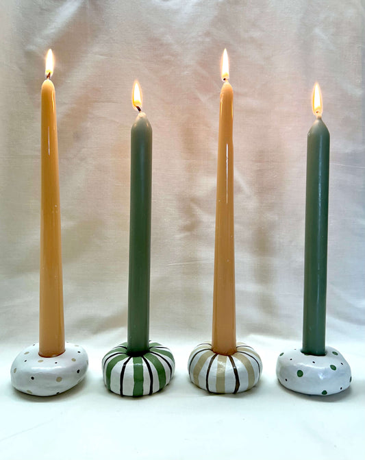 posavelas de ceramica nido